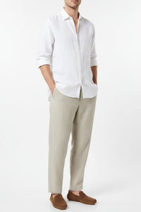 Premium White Italian Linen Shirt