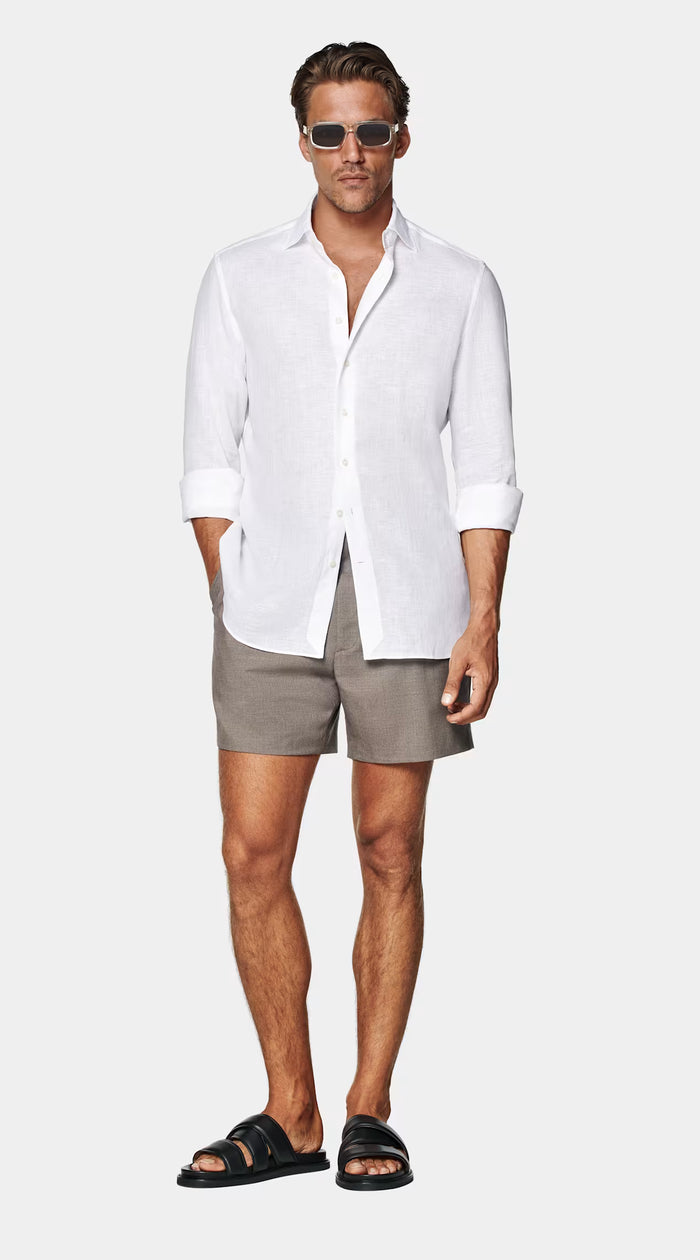White Linen Shirt