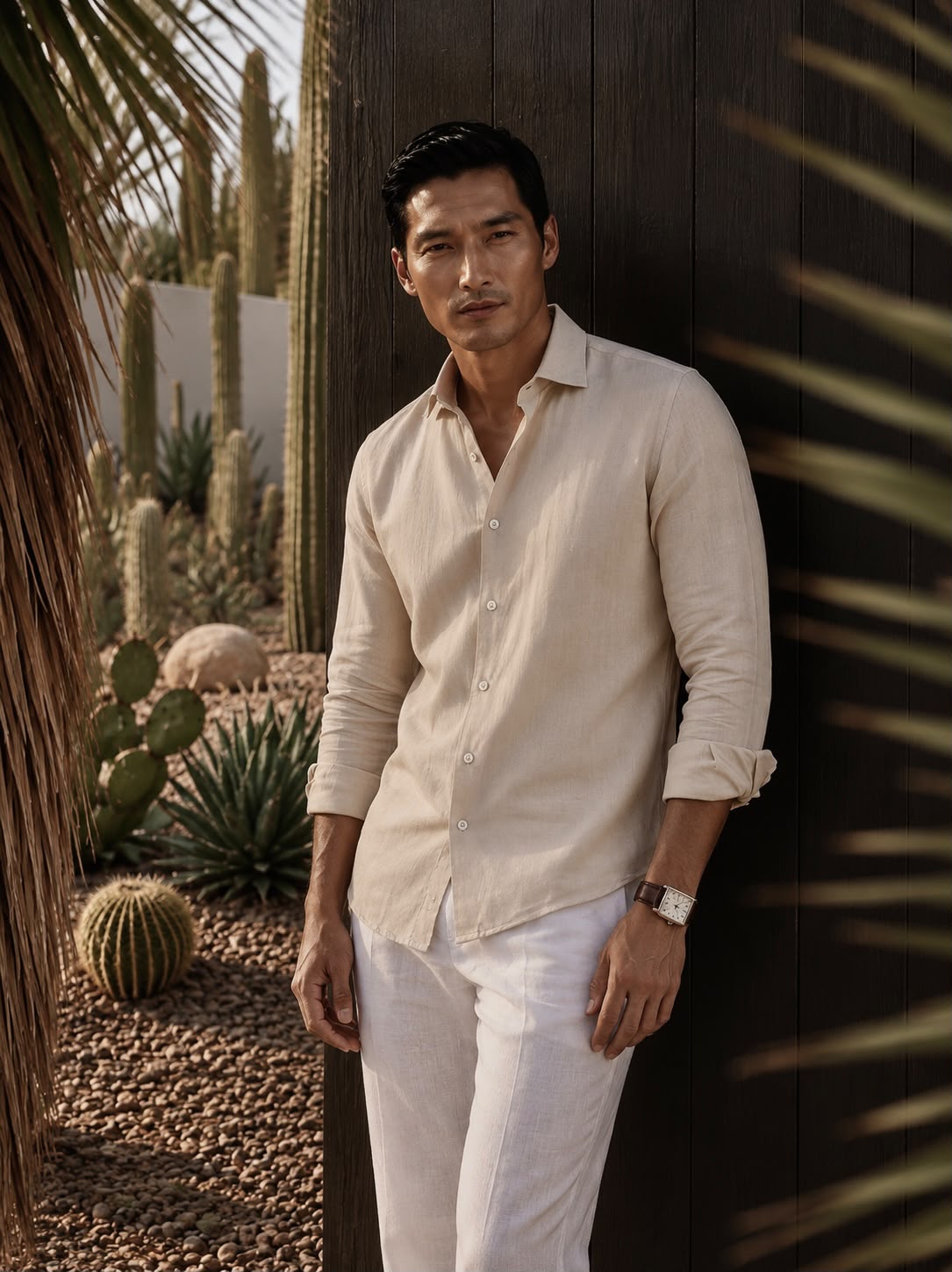 The linen shirt